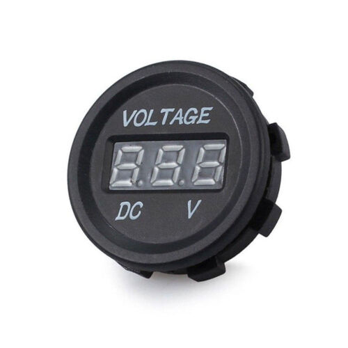 12V 24V  LED Digital Display Panel Volt Meter Voltage Voltmeter Car Motor