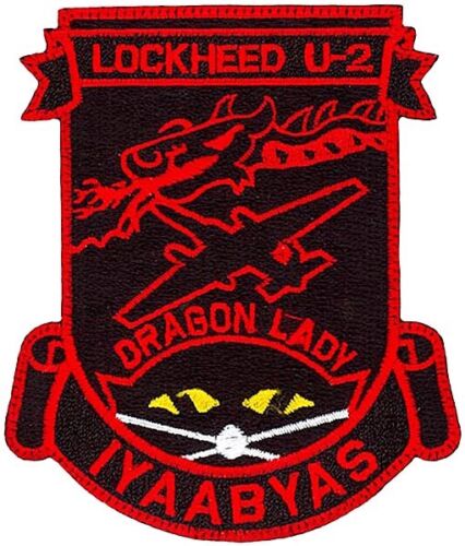 USAF 5th RECONNAISSANCE SQUADRON U-2 IYAABYAS ORIGINAL PATCH DRAGON LADY