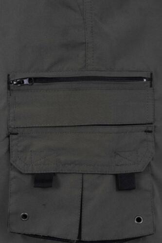 Mens 3 IN 1 Combat Trousers Cargo Pants Shorts 3//4 Zip Off Light S-XXL Summer