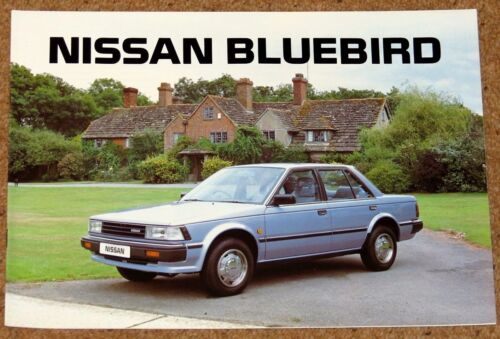 1985 NISSAN BLUEBIRD SALES BROCHURE-Saloon Estate ZX Turbo-NEW OLD STOCK!!
