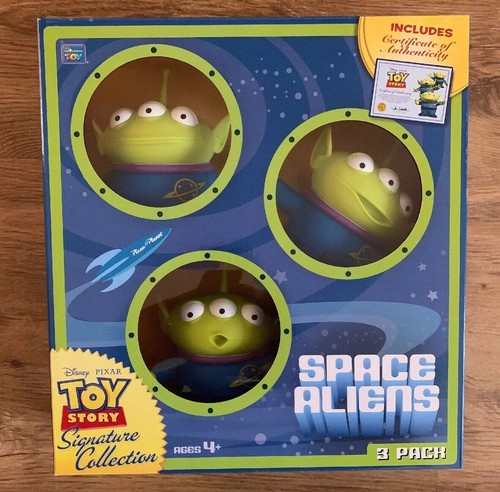 Thinkway Signature Collection Toy Story Space Aliens Pack 3 avec COA certificat