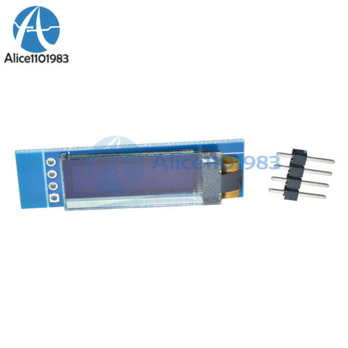 1/2/10PCS 0.91" Blue OLED LCD Display Module 3.3V 5V IIC I2CSSD1306 For Arduino 