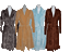 Luxurious Organic Cotton Velour Bath Robes by Nine Space