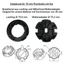 Au FMI vagues Adaptateur set pour rolladenmotor rolladenantrieb rohrmotor store moteur