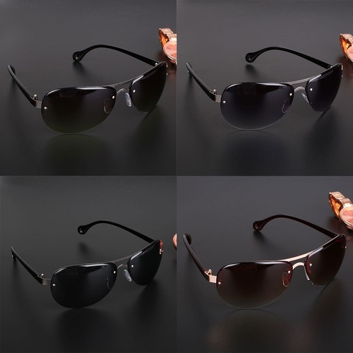 B400 848E Retro Men Two-Tone Polarized Sunglasses Glasses Outdoor Sports Eyewear