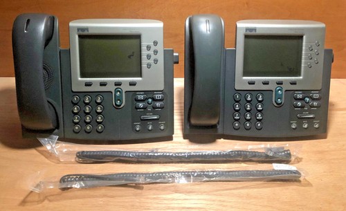MULTIPLE AVAILABLE LOT of 2 CISCO 7961 Unified IP Phone CP-7961G VoIP Business