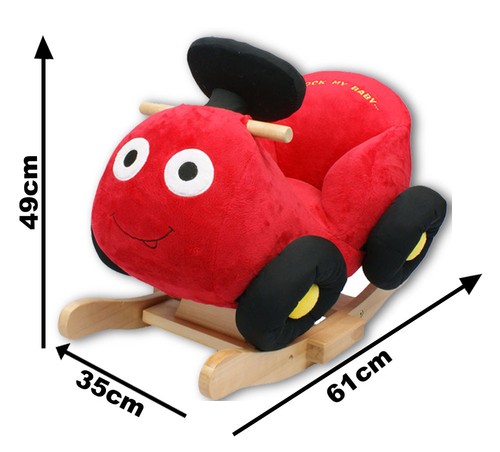 Baby Rocker Rocking Chair Toy Car Train Kids Soft Cuddly Musical Babies Support