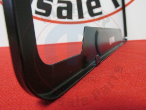 DODGE FLAT MATTE BLACK License Plate Frame W// Silver /& Red Dodge Emblem MOPAR