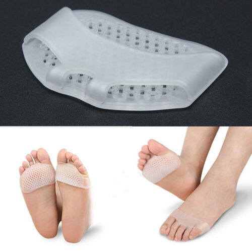 Forefoot Gel Silicone Pad Insole High Heel Elastic Cushion Comfy Foot Care 1Pair 