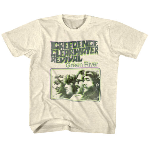 Creedence Clearwater Revival Green River Kids T Shirt CCR Rock Band Youth Boy