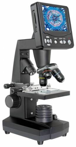 Bresser LCD Microscopio 8.9CM 8.9cm Medicina Studente Lab Live Video 