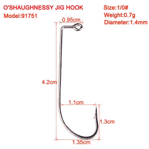 High-Carbon Stahl Jig Haken Angelhaken Jig Hook Hooks Big Sharp Nützlich Halter
