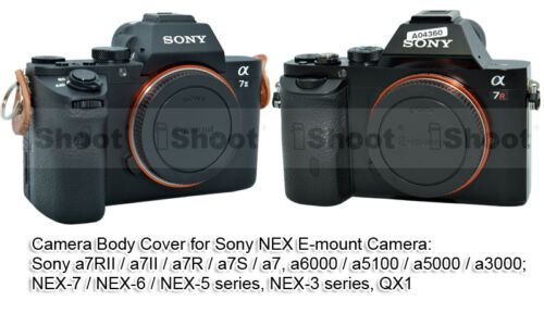 2x Kamera Gehäuse Kameradeckel Gehäusedeckel für Sony NEX 3 C3 F3 NEX-3N QX1 