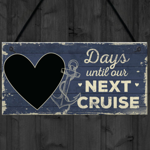 CHALKBOARD Holiday Countdown Sign Days Until Our Next Cruise Holiday Gift Sign