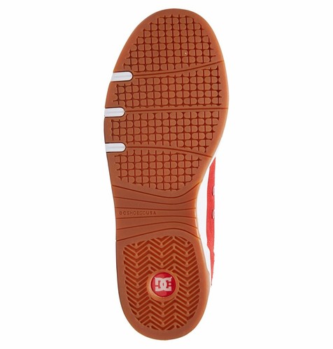 DC LEGACY 98 SLIM LOW RED WHITE SKATE SHOES MEN SZ 10.5 NEW NIB FAST SHIP⚡