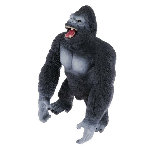 Simulato Selvaggio Degli Animali Gorilla Modello Bambini Plastica Giocattoli B