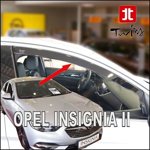 Deflettori Aria Antiturbo Oscurati Opel Insignia II Grand Sport e Sports Tourer