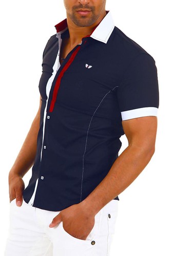 Carisma Herren Kurzarmhemd Freizeithemd Business Hemd Poloshirt Shirt Slim Fit Mi Tiles Com