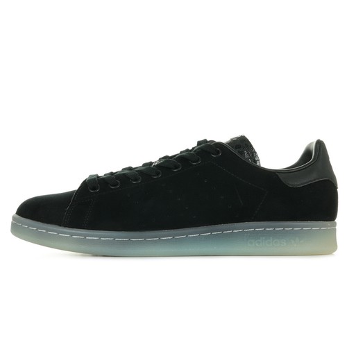 Chaussures Baskets adidas homme Stan Smith taille Noir Noire Synthétique Lacets