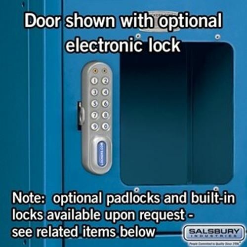6 Feet Details about / Salsbury 12/" Wide Six Tier Box Style See-Through Metal Locker 1 Wide