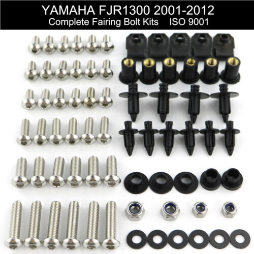 For 2001-2012 Yamaha FJR1300 2011 Motorcycle Fairing Bolt Kit Stainless Screws 