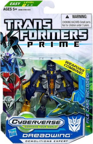 Transformers Prime comandante clase Dreadwing Cyberverse Figura De Acción Nueva