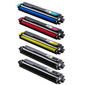 5PK TN221BK TN225 CYM Toner Cartridge Set for Brother MFC ...