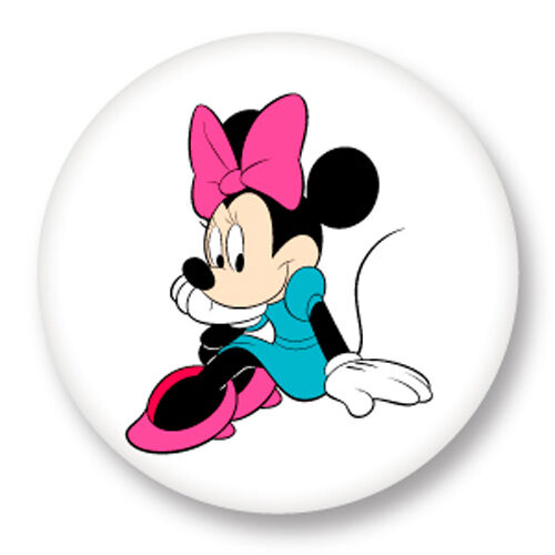 Magnet Aimant frigo Ø38mm Minnie Mouse Walt Disney Dessin Animé 