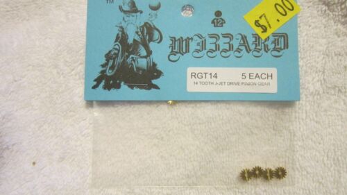 WIZZARD HO 14 TOOTH J-JET DRIVE GEAR PACK OF 5 RGT14