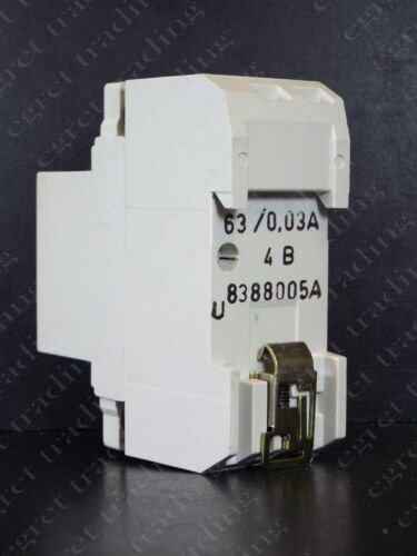 GEC VYNCKIER 63 A 80 A 30 mA 100 mA MJ Type Interrupteur Disjoncteur-Testé