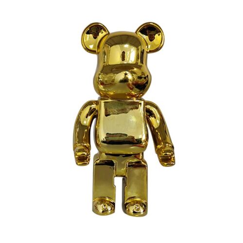 Details about   NEW Medicom Bearbrick Gold Grey 400% Be@rbrick Vinyl Art Craft Hot 2020 Gift Toy 