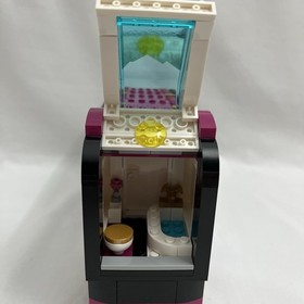 LEGO Friends Pop Star Tour Bus 41106 Mostly Complete w/ Figures, 1 of 2 Manuals