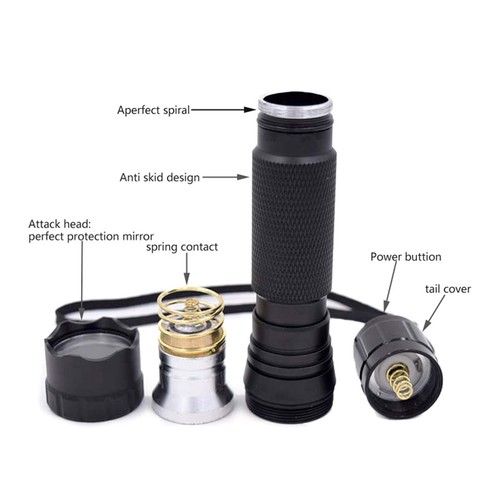400yard Hunting Flashlight LED Red //Green Light Coyote Hog Pig Varmint Predator