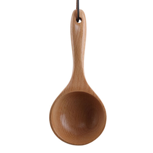 Wooden Rice Shovel Spoon Walnut Coffee Spoons Honey Tea Scoops W 
