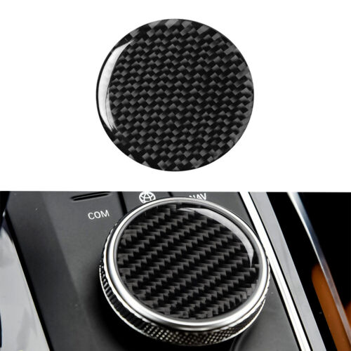 Carbon Fiber Multi-Media Control Knob Trim Cover For BMW 3 Series G20 2019-20 