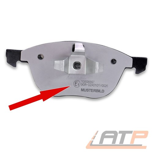 SATZ-BREMSBELÄGE BREMSKLÖTZE BREMSKLÖTZER BREMSSTEINE VORNE 32061570