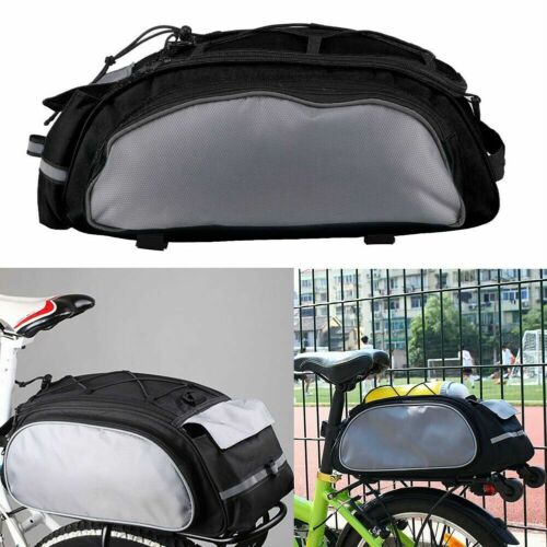 ROCKBROS Cycling Rear Tank Bag Motorcycle Saddle Pannier Luggage Shoulder Bag US