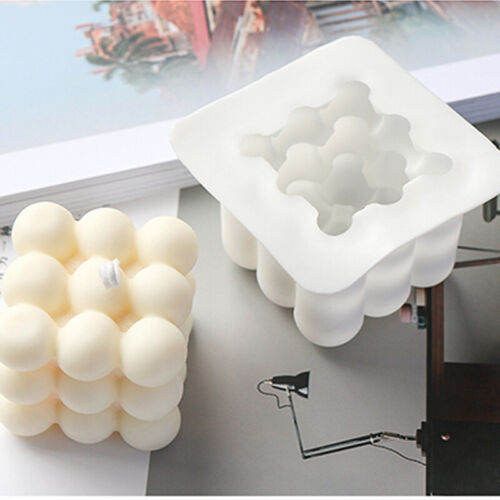 Candle Mould Aromatherapy Candle Wax  Plaster Mold DIY Soap Soy 3D Silicone