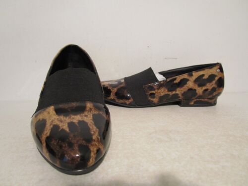 Bass Womens Giovanna Glossy Leopard Print Casual Dress Shoes Gold Glossy 6 9 9.5