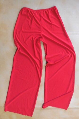 Details about  / NWOT WIDE LEG PRAISEWEAR PANTS RED Spandex Great Fit Ladies Small