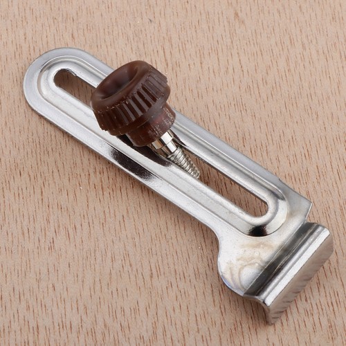 Silver Metal Seam Guide Gauge Sewing Machine Attachment Fabric Cloth