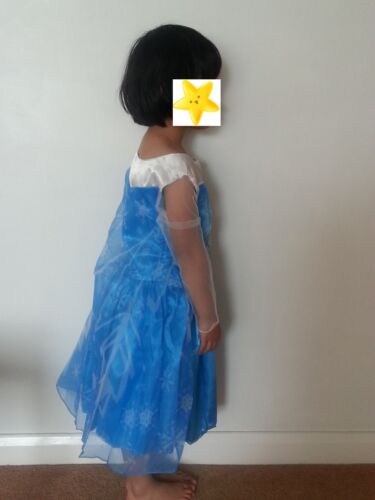 UK Seller Kids Girls Frozen fever Anna Elsa Fancy dress Princess Party Dress