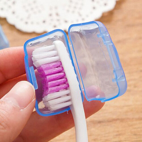 10PC Toothbrush Head Cover Holder Travel Camping Case Protect Brush Cap Case LK3