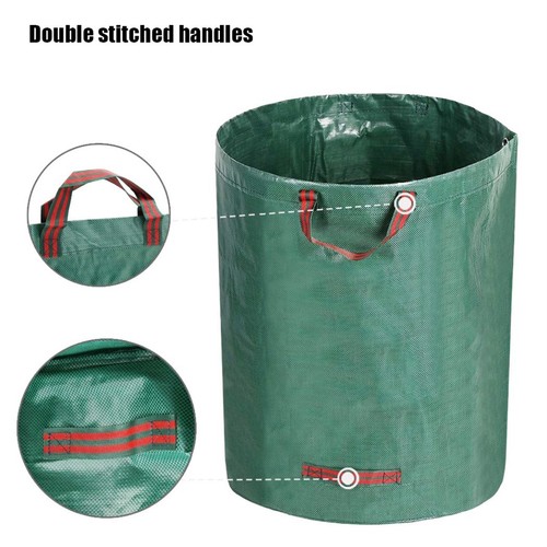 272L Gartensack 2 Stück Laubsack Gartenabfallsack Rasensack Abfallsack Garten DE