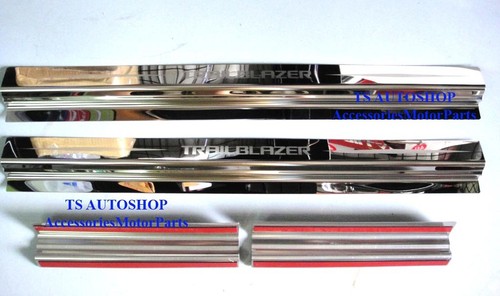 4 DOOR SILLS SCUFF STEP PLATE DOOR FOR CHEVROLET TRAILBLAZER 2012-2015