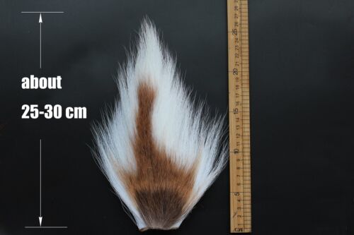 Natural White Large Northen Bucktails Long Strand Dyed Hair Fly Tying Materials