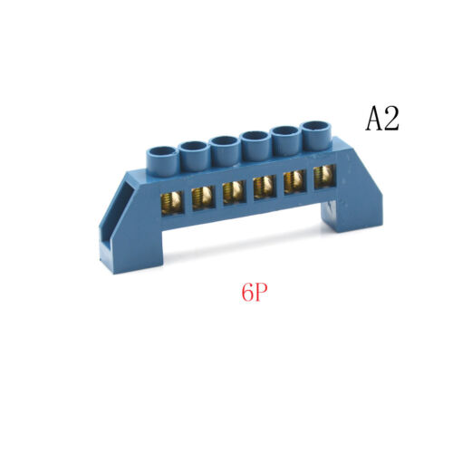 Brass 4-12P Plug-in Wire Connector Screw Terminal Barrier Block 250-450V bgLDCR 