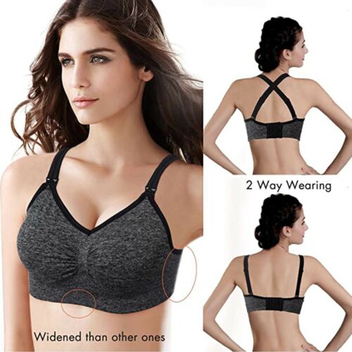 Details about  / Padded Strappy Back High Impact Seamless Sports Bra Active Wear Gym Yoga WorkOut