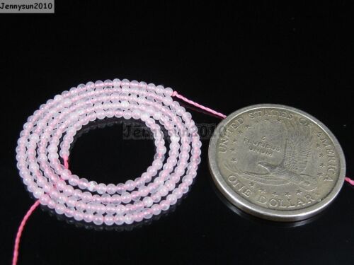 Natural Rose Quartz Gemstone Round Beads 16'' 2mm 3mm 4mm 6mm 8mm 10mm 12mm 