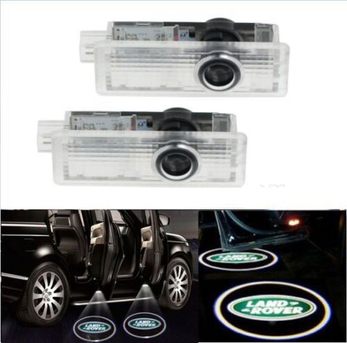 2x CREE LED Door For Land Range Rover Projector Puddle Shadow Laser Light Logo